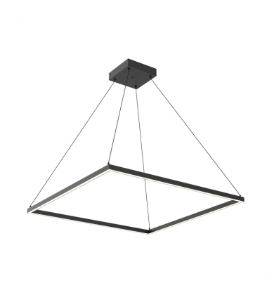 PD88136-BK-UNV-010-Piazza 36-in Black LED Pendant PD88136-BK-UNV-010-Piazza 36-in Black LED Pendant