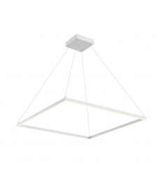 PD88136-WH-UNV-010-Piazza 36-in White LED Pendant