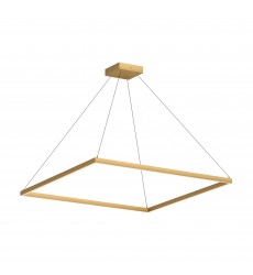  PD88148-BG-Piazza 48-in Brushed Gold LED Pendant