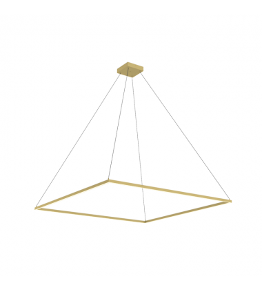 PD88160-BG-UNV-010-Piazza 60-in Brushed Gold LED Pendant PD88160-BG-UNV-010-Piazza 60-in Brushed Gold LED Pendant