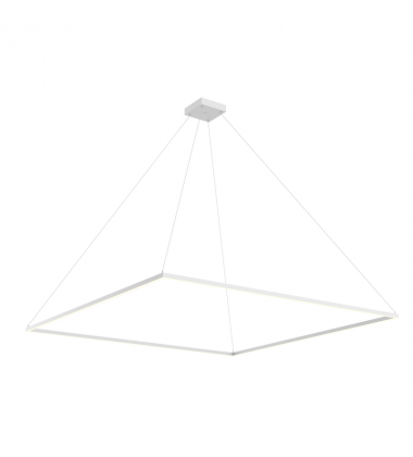 PD88172-WH-UNV-010-Piazza 72-in White LED Pendant PD88172-WH-UNV-010-Piazza 72-in White LED Pendant