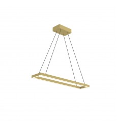  PD88530-BG-Piazza 30-in Brushed Gold LED Pendant