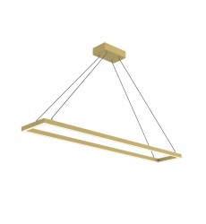  PD88548-BG-Piazza 48-in Brushed Gold LED Pendant