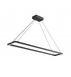  PD88548-BK-Piazza 48-in Black LED Pendant