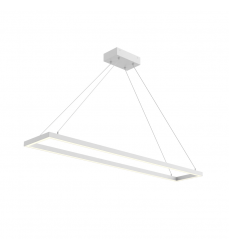 PD88548-WH-UNV-010-Piazza 48-in White LED Pendant