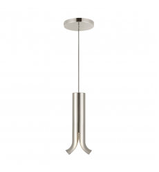 PD89709-PN-Husk 9-in Polished Nickel LED Pendant