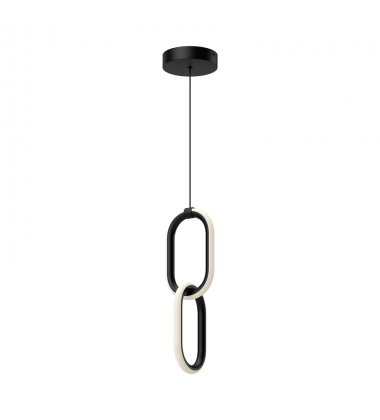 PD92615-BK-UNV-Airen 15-in Black LED Pendant