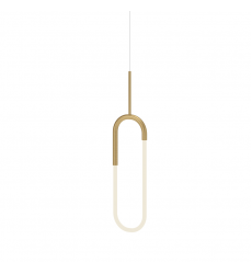 PD95108-BG-UNV-Huron 8-in Brushed Gold LED Pendant