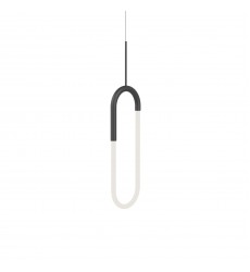 PD95108-BK-Huron 8-in Black LED Pendant PD95108-BK-Huron 8-in Black LED Pendant