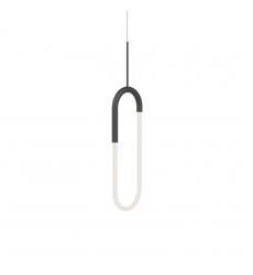 PD95108-BK-UNV-Huron 8-in Black LED Pendant