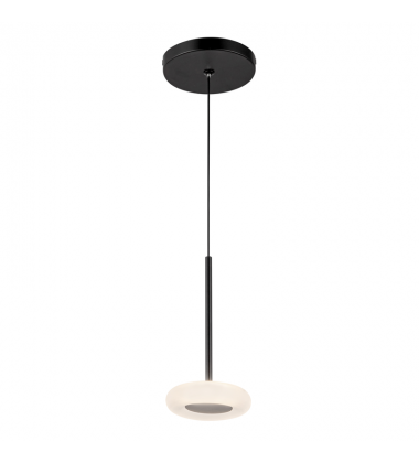 PD97204-BK/FR-Stephord 4-in Black/Frosted Glass LED Pendant PD97204-BK/FR-Stephord 4-in Black/Frosted Glass LED Pendant