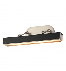  PL307919ANTL-Valise Picture 20-in Aged Nickel/Tuxedo Leather LED Wall/Picture Light