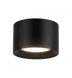 SF0702805BK-Uma 6-in Black dimmable LED Semi-Flush Mount
