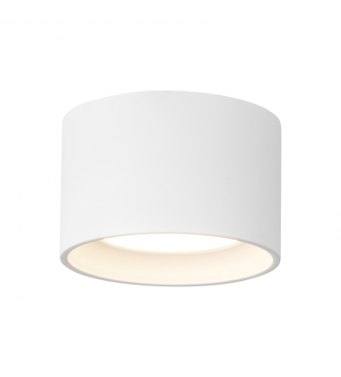 SF0702805WH-Uma 6-in White dimmable LED Semi-Flush Mount