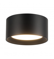 SF0702807BK-Uma 7-in Black dimmable LED Semi-Flush Mount