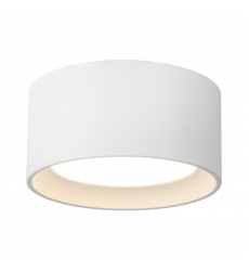 SF0702807WH-Uma 7-in White dimmable LED Semi-Flush Mount