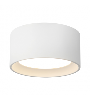 SF0702807WH-Uma 7-in White dimmable LED Semi-Flush Mount