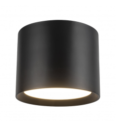 SF0703209BK-Uma 9-in Black dimmable LED Semi-Flush Mount