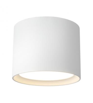 SF0703209WH-Uma 9-in White dimmable LED Semi-Flush Mount