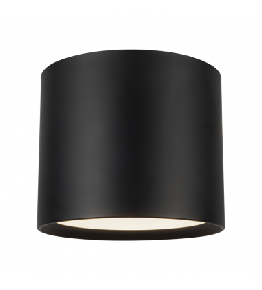 SF0703212BK-Uma 12-in Black dimmable LED Semi-Flush Mount