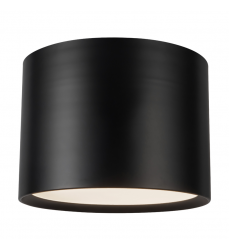SF0703215BK-Uma 15-in Black dimmable LED Semi-Flush Mount