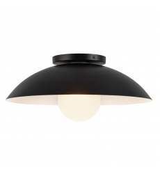 SF10814-BK/OP-Umbra 14-in Black Semi-Flush Mount