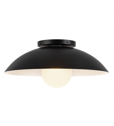 SF10814-BK/OP-Umbra 14-in Black Semi-Flush Mount