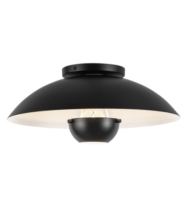 SF11914-BK-Umbra 14-in Black Semi-Flush Mount