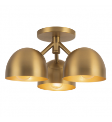 SF13312-BG-Fosso 13-in Gold Semi-Flush Mount