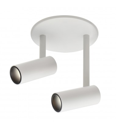 SF15102-WH-Downey 3-in White LED Semi Flush Mount