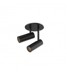  SF15602-BK-Downey Black LED Semi Flush Mount