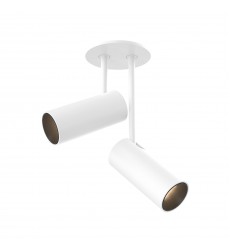  SF15702-WH-Downey 2-in White LED Semi Flush Mount