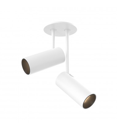  SF15702-WH-Downey 2-in White LED Semi Flush Mount