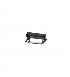  SF16212-BK-Mondrian 11-in Black LED Semi-Flush Mount