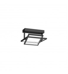  SF16312-BK-Mondrian Black LED Semi Flush Mount
