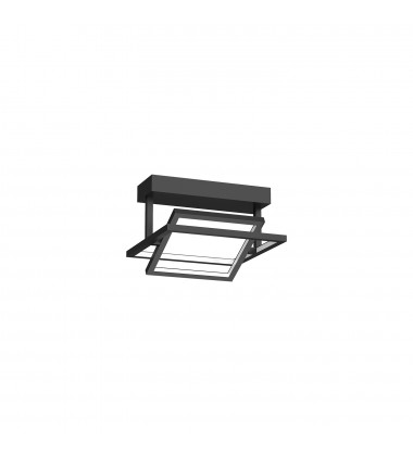  SF16312-BK-Mondrian Black LED Semi Flush Mount