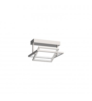  SF16312-BN-Mondrian Brushed Nickel LED Semi Flush Mount