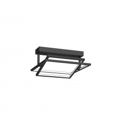  SF16316-BK-Mondrian 16-in Black LED Semi Flush Mount