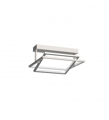  SF16316-BN-Mondrian 16-in Brushed Nickel LED Semi Flush Mount