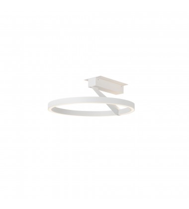  SF27716-WH-3WCCT-UNV-Roda 15-in White LED Semi-Flush Mount