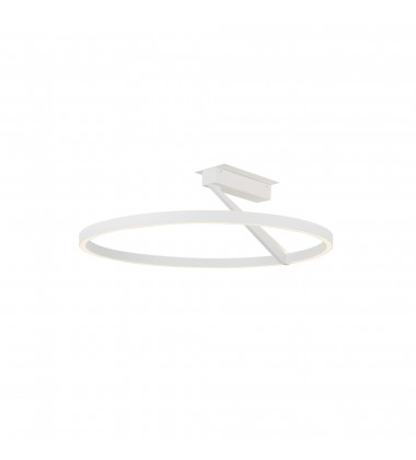  SF27724-WH-3WCCT-UNV-Roda 23-in White LED Semi-Flush Mount