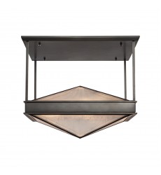  SF332919UBCR-Cairo 19-in Ribbed Glass/Urban Bronze 4 Lights Semi Flush Mount