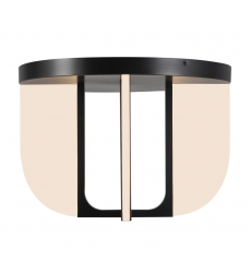 SF336816UB-Anders 17-in Black dimmable LED Semi-Flush Mount
