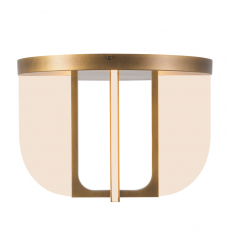 SF336816VB-Anders 17-in Brass dimmable LED Semi-Flush Mount