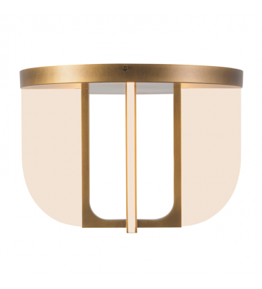 SF336816VB-Anders 17-in Brass dimmable LED Semi-Flush Mount