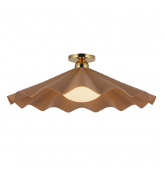 SF354125PEC-Furrow 25-in Red Semi-Flush Mount