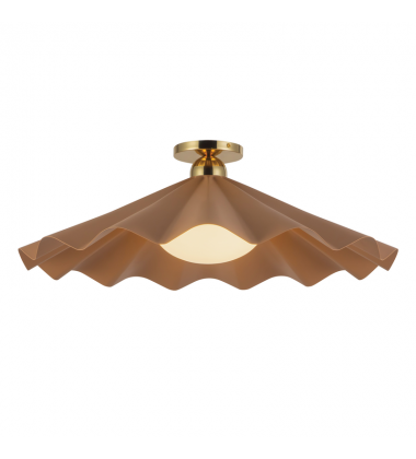 SF354125PEC-Furrow 25-in Red Semi-Flush Mount SF354125PEC-Furrow 25-in Red Semi-Flush Mount
