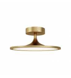 SF418012BG-UNV-Issa 12-in Brushed Gold LED Semi Flush Mount SF418012BG-UNV-Issa 12-in Brushed Gold LED Semi Flush Mount