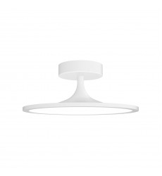  SF418012WH-Issa 12-in White LED Semi Flush Mount