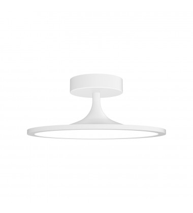  SF418012WH-Issa 12-in White LED Semi Flush Mount